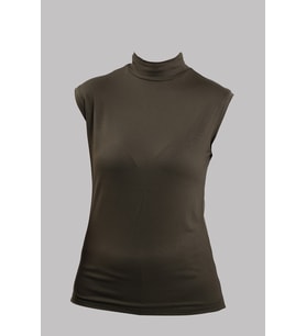 Haki Body Balıkçı Yaka Viskon Sıfır Kollu 1027_09