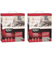 Reflex Granül Aktif Karbonlu Topaklanan Kedi Kumu 6 Lt 2 Adet