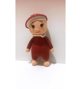 Buse Bebek Amigurumi Organik Oyuncak