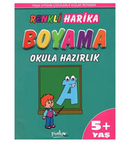 Renkli Harika Boyama Okula Hazırlık Pinokyo Yayınları