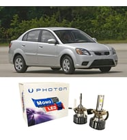 Kia Rio Led Xenon Uzun + Kısa Far Ampulü H4 Mono Yeni Seri Beyaz 2000-2011