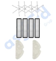 Dreame D10S, D10S PRO, D9 MAX GEN2 Uyumlu 4 Yan Fırça 4 Filtre 2 Mop PKT-iasgf0000204