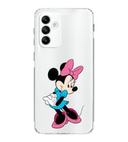 Samsung Galaxy M23  Kamera korumalı Kapak Minnie Mouse Tasarımlı  Şeffaf Kılıf