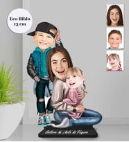 Kişiye Özel Anneler Günü Ahşap Eco Biblo -13
