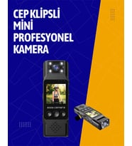 Kablosuz WiFi Bağlantılı Full HD Mini Kamera - Döngüsel Kayıt ve Hareket Algılama Özellikli