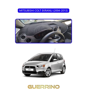 MITSUBISHI COLT EKRANLI 2004-2013TORPİDO KORUMA HALISI MAVİ KENAR