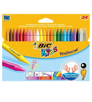 BİC KİDS PLASTIDECOR 421 PASTEL/MUM BOYA 24'LÜ