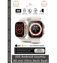 Watch 8 Ultra Series Ios Android Uyumlu Spor Sağlık Sensörlü 45mm Ultra Akıllı Saat