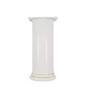 40 LIK 15 CM BEYAZ METAL YUVARLAK AYAK ( 4 ADET ) (Karışık)