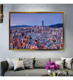 Altın Çerçeveli dekoratif tablo l96 (Gold)