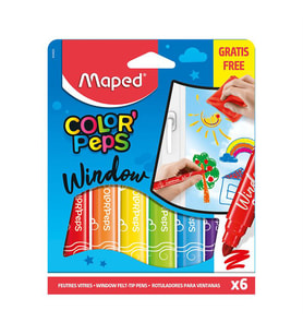 Maped Color'Peps Keçeli Cam Kalemi 6 Renk 844820
