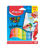 Maped Color'Peps Keçeli Cam Kalemi 6 Renk 844820