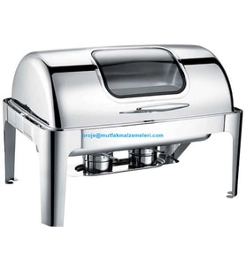 CHAFING DISH ROLL TOP CAMLI 9 L (CDR-9C)