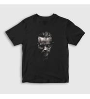 Presmono Unisex Çocuk Siyah Ragnar Vikings T-Shirt 222259tt
