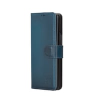 Bouletta Samsung Galaxy Z Fold4 Uyumlu Deri Cüzdanlı Kılıf BRN4EF (Mavi)