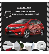 Honda Jazz Oto Araç Kapı Koruma Fitili 5metre Parlak Beyaz Renk