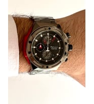 Ferrucci Koyu Füme Renk Fonksiyonları Aktif Takvimli 44mm Kasa Çap Erkek Kol Saati