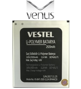 Vestel Venüs V3 5530 Pil Batarya VS-BAT-2920-11.24 İTHAL