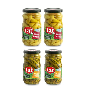 Tat Turşusu 330 gr Cam 4 lu Karma Paket