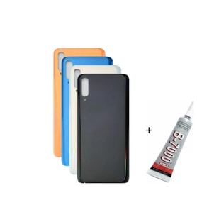 SAMSUNG A70 A705 Arka Batarya Pil Kapağı MERCAN (B7000 15 ML Yapıştırıcı)