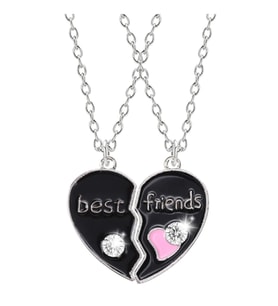 Waves And Pebbles İkili Best Friends Kolye