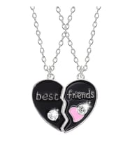 Waves And Pebbles İkili Best Friends Kolye