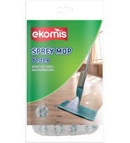 Sprey Mop Yedek Mikrofiber Bez, 1 Adet, 40°C'de Yıkanabilir, 100+ Yıkama Ömrü, Derin Temizlik, Yumuşatıcısız Bakım