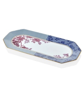 LAMEDORE TEA DELİGHT 33 CM KAYIK TABAK CONTRAST COLOR REGENCY DAMASK 1 ADET