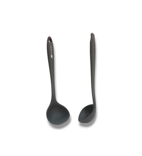 İvory silikon kepçe GRİ (28cm) 1 ADET