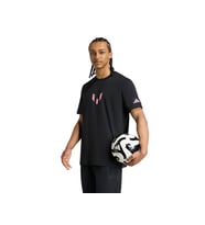 adidas Messi N&N G T Erkek Futbol Tişört JM8955 Siyah