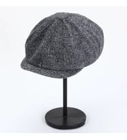 Ingiliz Kasket Dökümlü  Standart Kışlık Yün Peaky Blinders Kasket  Arkası Lastikli