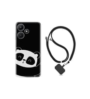 Infınıx Hot 30i Kılıf Desenli Ipli Boyun Askılı Silikon Bay Bay Panda 1784