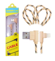 Ally İphone Lightning Eğik Başlı Halat Usb Kablo 1metre-(5775) - SSSSSS6047-3993
