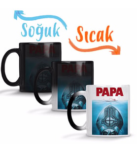 Papa Ghost Bc Sihirli Kupa Bardak Porselen