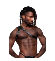 Tek Omuz Erlek Harness, Erkek Clubwear, Dancewear, Fantazi Giyim (Kırmızı)