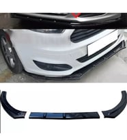 Ford Tourneo Courier Ön Lip Parlak Siyah 3 Prç Kırılmaya Dayanıklı ABS