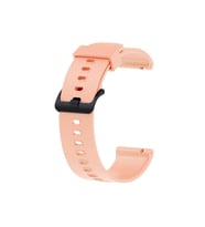 Samsung Galaxy Watch Active 2 44mm Uyumlu 20mm Kordon Silikon Tırtıllı Yumuşak Esnek KRD-46 Kayış
