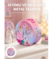 Mini Çocuk Para Kasası Gizli Saklama ve Birikim Kutusu