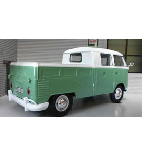 MotorMax Volkswagen Type 2 Double Cab Pickup 1:24 Yeşil Model Araba