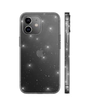 Apple iPhone 12 Kılıf Zore Vixy Simli Kılıf (Siyah)