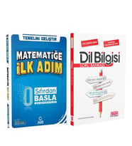 Arı 0 Sıfırdan Başla Matematik Matematiğe İlk Adım ve AKM Dil Bilgisi Soru Bankası Seti 2 Kitap