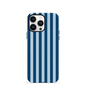 iPhone 13 Pro Vorian Çift Katmanlı Kılıf Navy Riviera Stripe