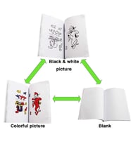 Sihirli Defter Sihirli Kitap İlizyon Oyunu Sihirli Oyun Defteri 13x10 cm