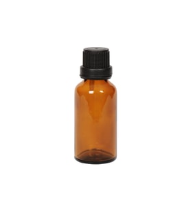 20ml kahverengi cam içten damlalıklı şişe siyah kapak, 50 adet, damlalıklı şişe, damlatmalı şişe