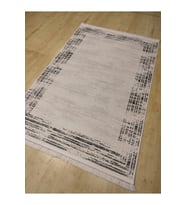 GABARDİN ALESSA 8004 KREM GRİ MODERN SALON HALISI 160X230 CM