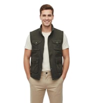 Erkek Kışlık İçi Peluş Spor Avcı Yelek 4100 BGL-ST04996 (Haki)