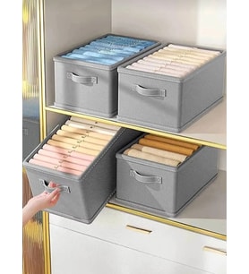 4'lü Gardrop Düzenleyici Organizer Set