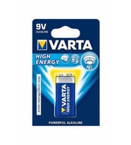 Alkalin 9 Volt Pil High Energy 9 V