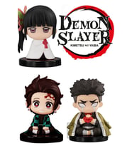 Bandai Kimetsu No Yaiba - Demon Slayer Anime Manga Oyuncak Figür 4 - 5 Cm - 3 Lü Set 16