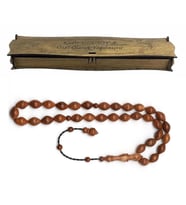 Kişiye Özel Kutulu Kuka Ağacı Tesbih 8 x 11 mm Beyzi Kesim